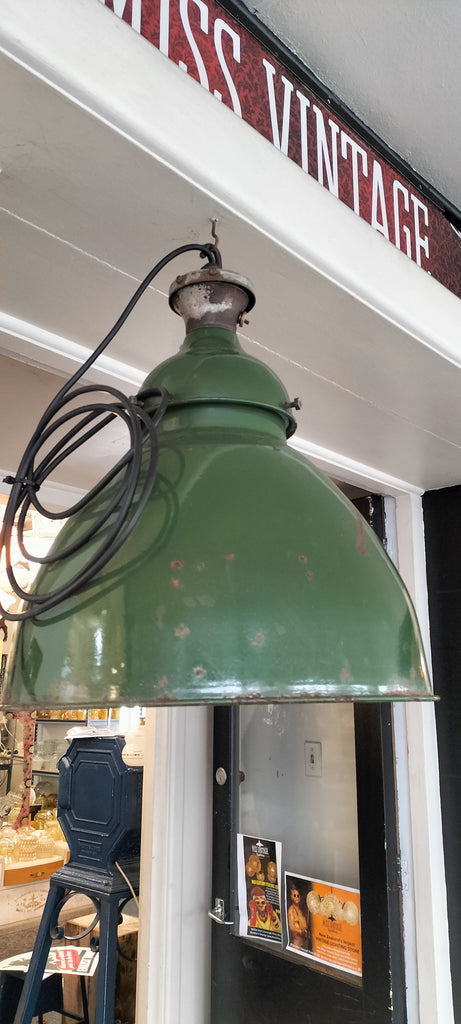 Stunning Large Industrial Enamel Shade