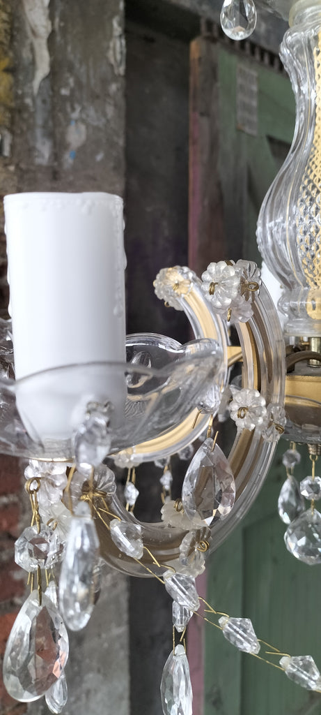 5 Arm Crystal Chandelier      ICC7