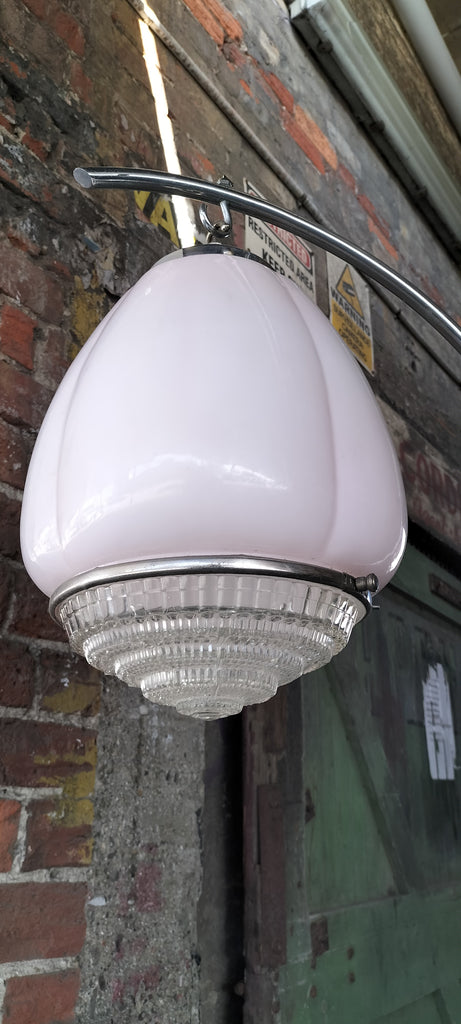 Large Light Pink Art Deco