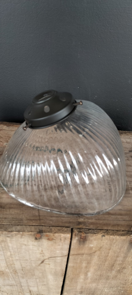 Ribbed Clear Glass  Shade   RR5