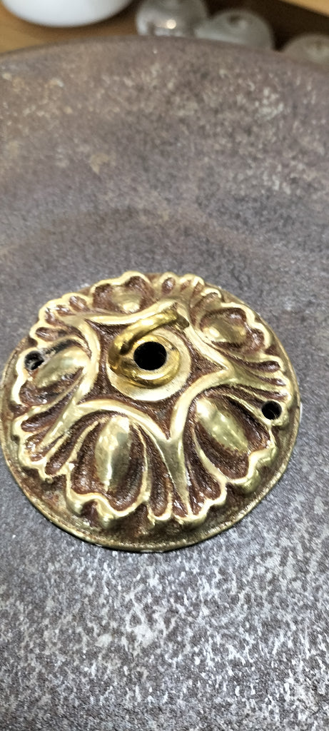 Vintage Brass Ceiling Rose   CR9