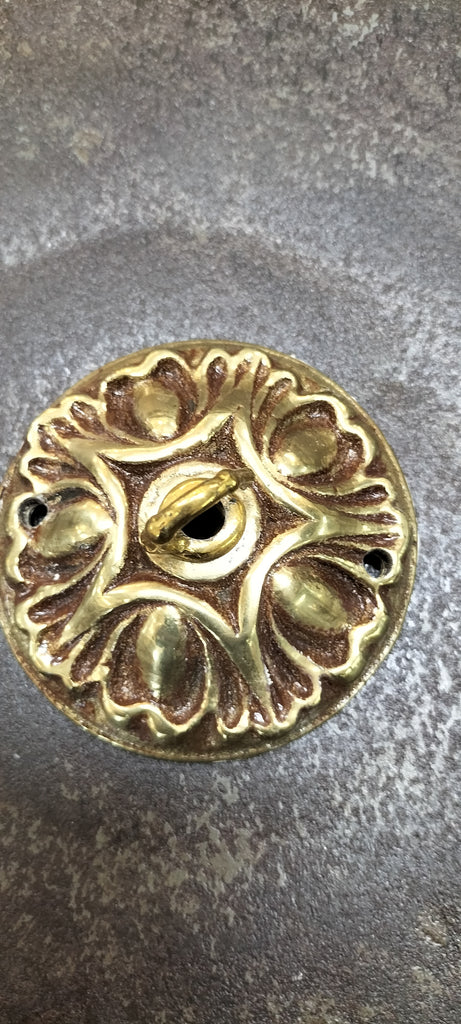 Vintage Brass Ceiling Rose   CR9