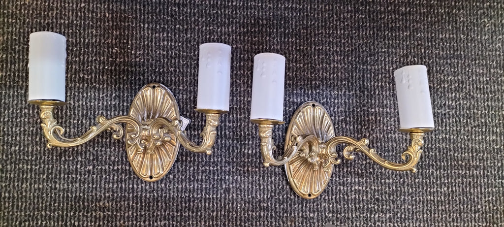 Vintage NZ Double Wall Light. KM3