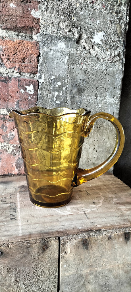 Retro Amber Jug    RJ2