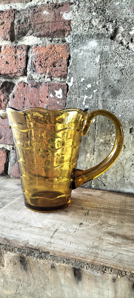 Retro Amber Jug    RJ2