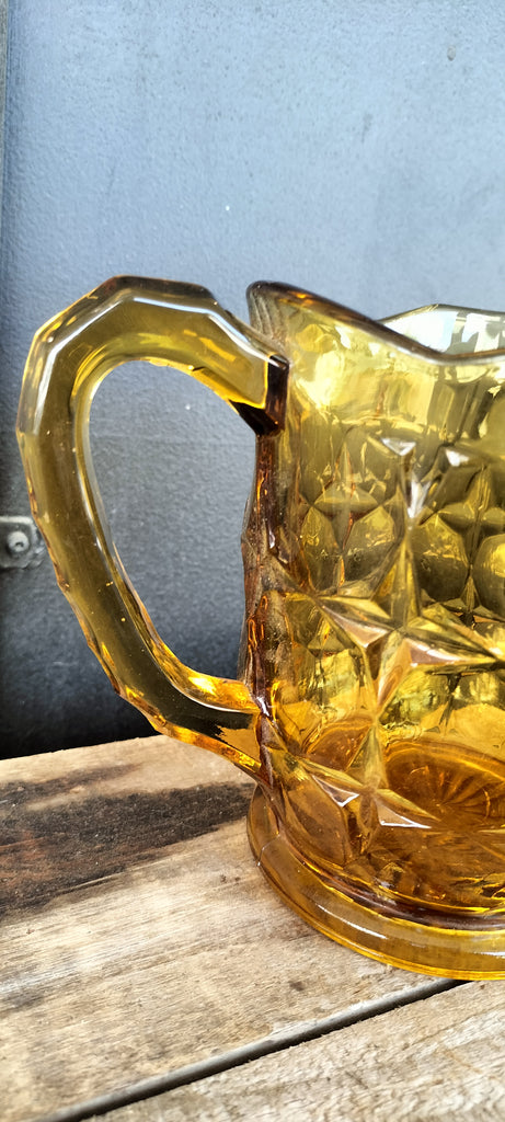 Real Retro Amber Glass Jug    RG2