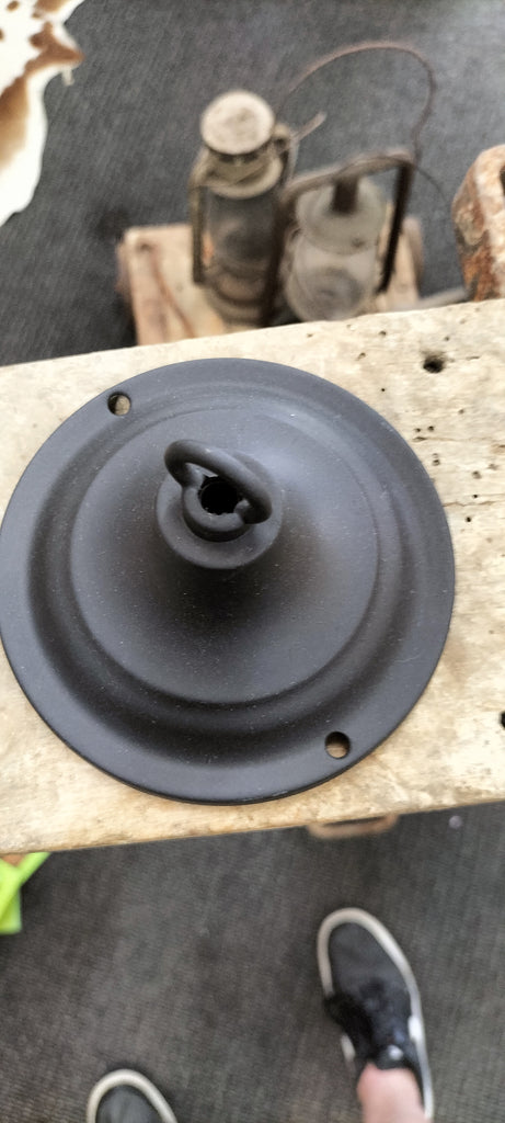 Ceiling Rose Painted Matt Black  MB4